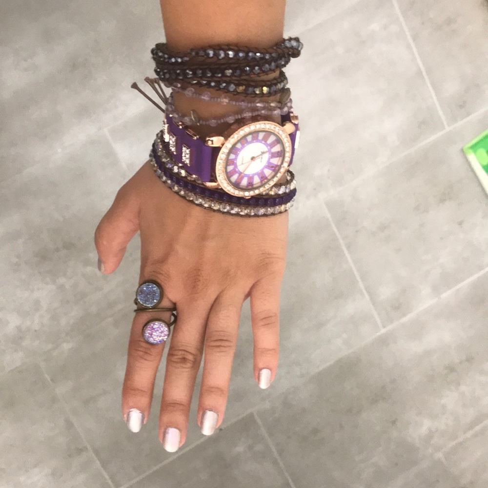 PURPLE LOVE JEWELRY SETS